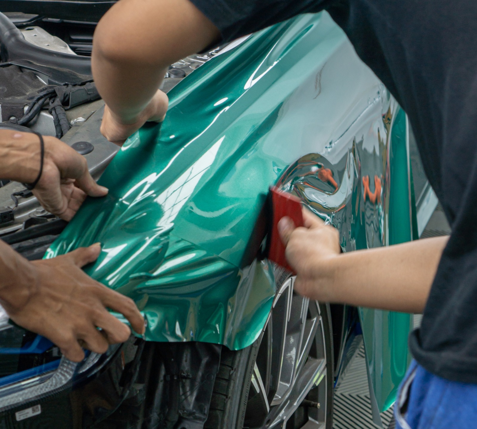 PPF Color vs Wrapping Sticker Wrapeed Alam Sutera